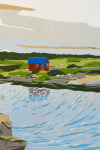 Zweeds Huisje met bootje